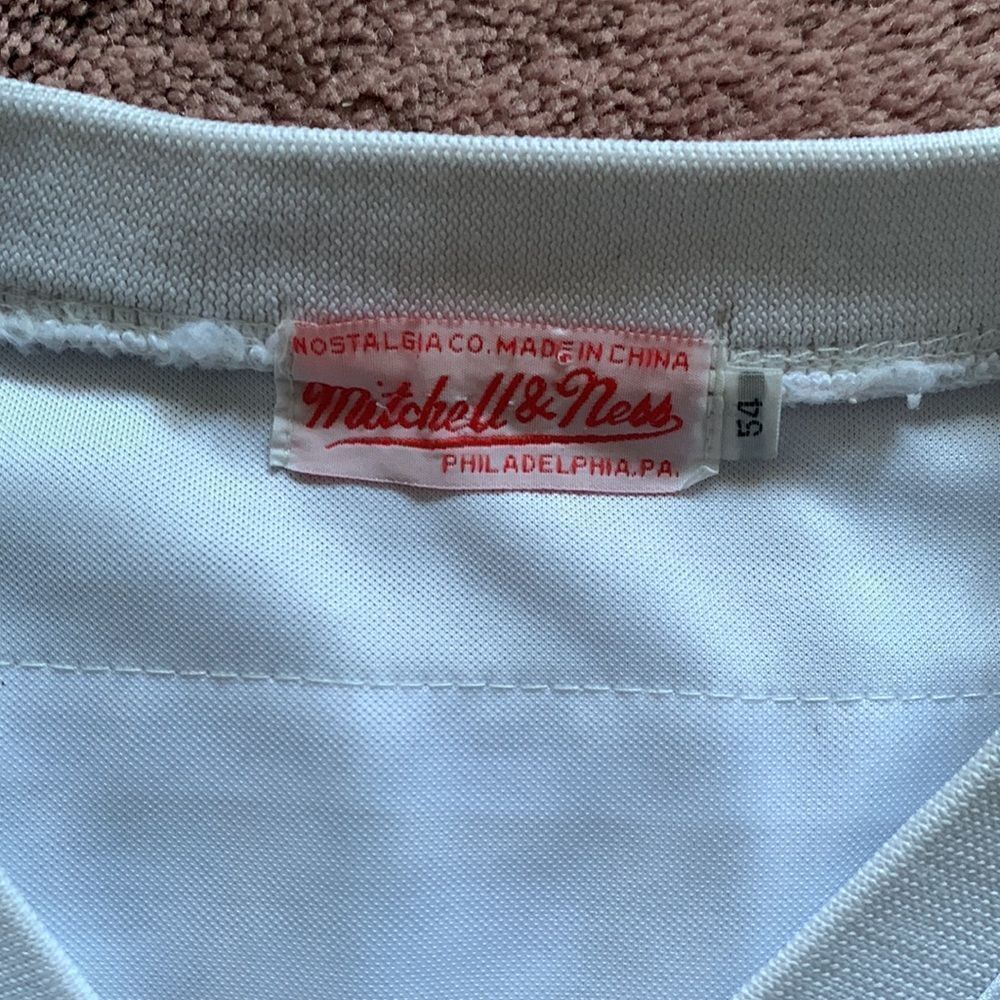 Mitchell & Ness Joe Greene Pittsburgh Steelers 1975 Throwback Jersey White 54 - Picture 4 of 6